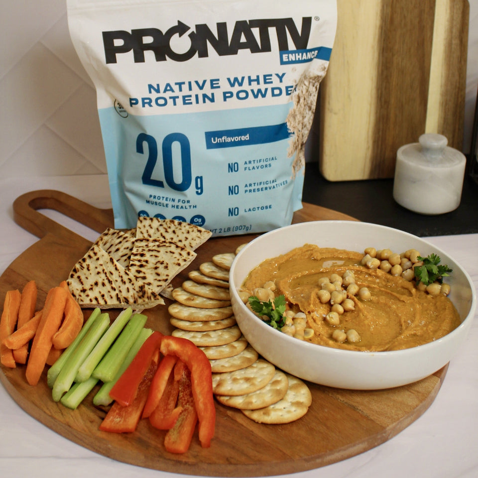 High-Protein Sweet Potato Hummus