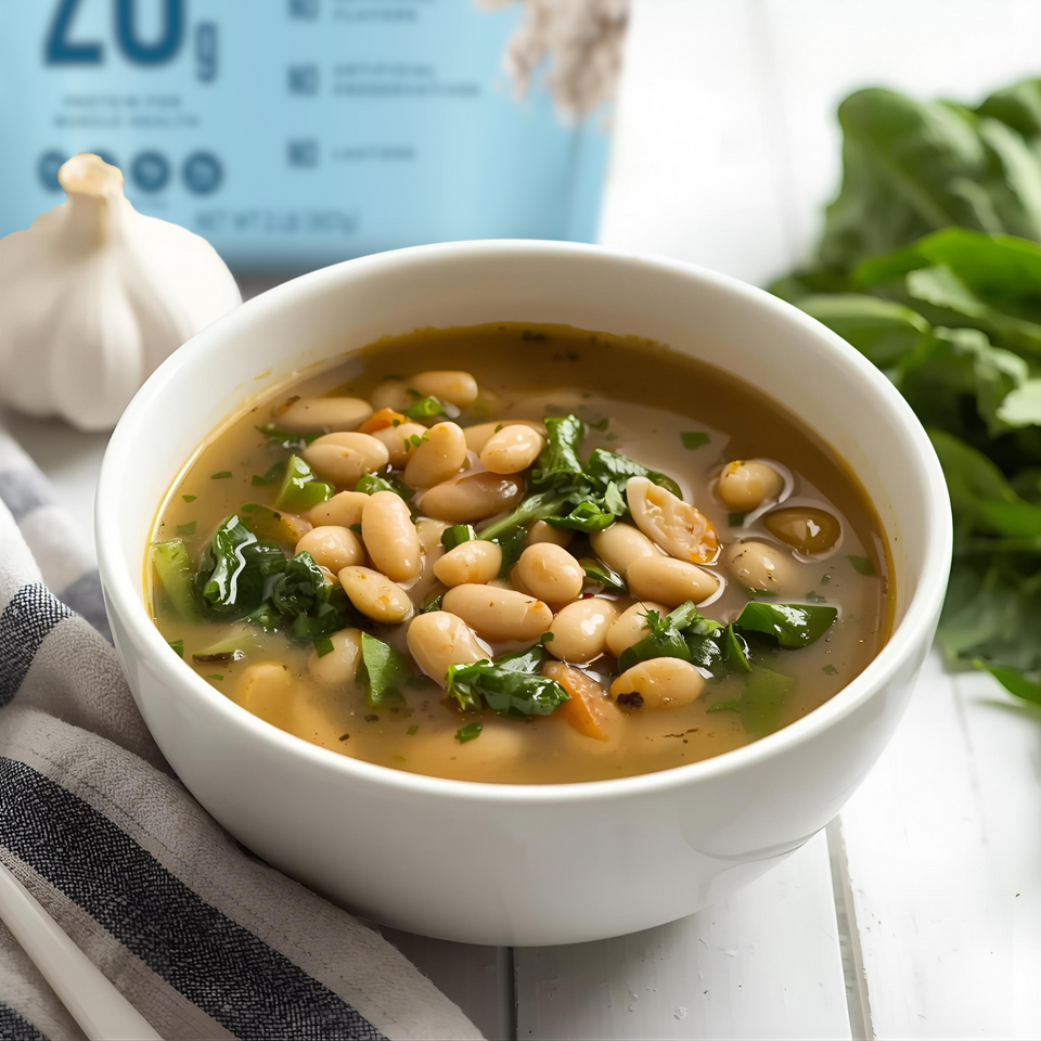 Protein Packed Beans & Greens Soup