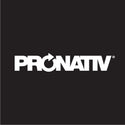 Pronativ logo on a black background