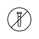 Test tube icon indicating no artificial flavorings
